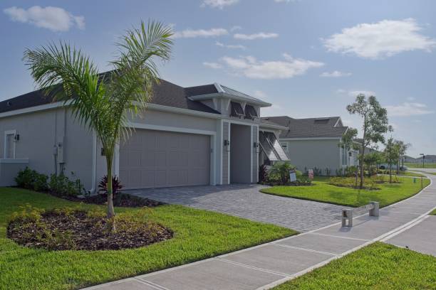 Residential Paver Driveway in Three Oaks, FL